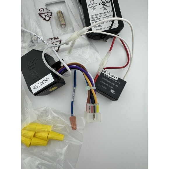 Fans & Lighting RM-08-W wall control set ceiling fan white & cream options NIB - Picture 3 of 4